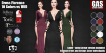 GAS [Dress Florence - 10 Colors w/HUD FATPACK] Demo