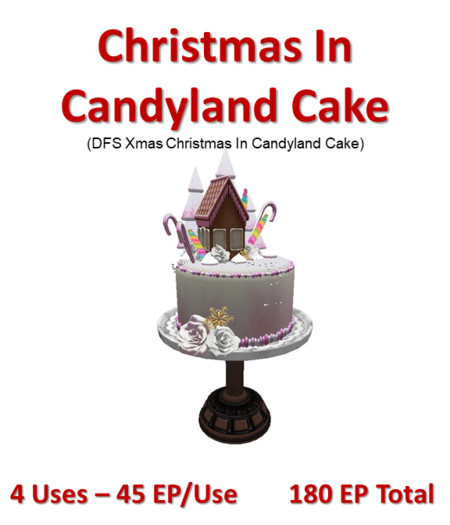 DFS Xmas Christmas In Candyland Cake (Texture)