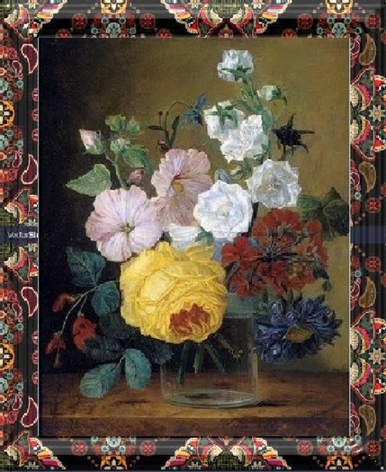 ART ROSE AND MORNING GLORY FANTASMAGORIA BY FLAME