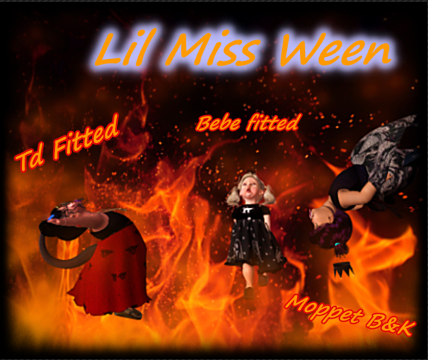 #NBK#LIL MISS WEEN DRESS TD FITTED