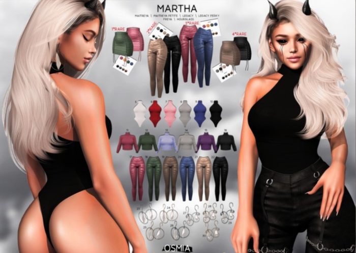 OSMIA - Martha.Gacha.Earrings#2 - Light Gold