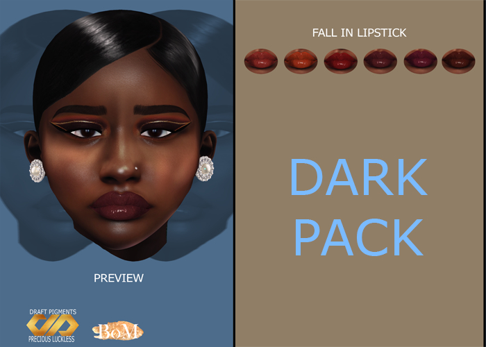 DRAFT Pigments. - Fall In Lipstick (dark)
