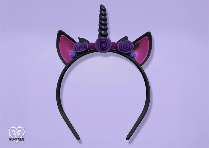 Bowtique - Unicorn Headband (Dark)