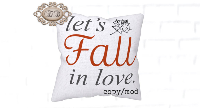 .:Ecce Bellus:. Let's Fall in love Pillow