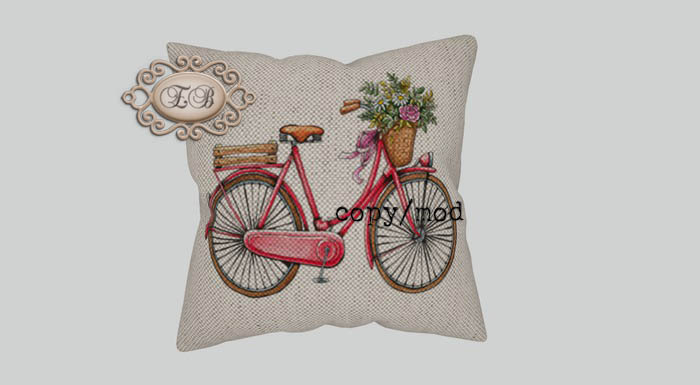 .:Ecce Bellus:. Summer Bike Pillow