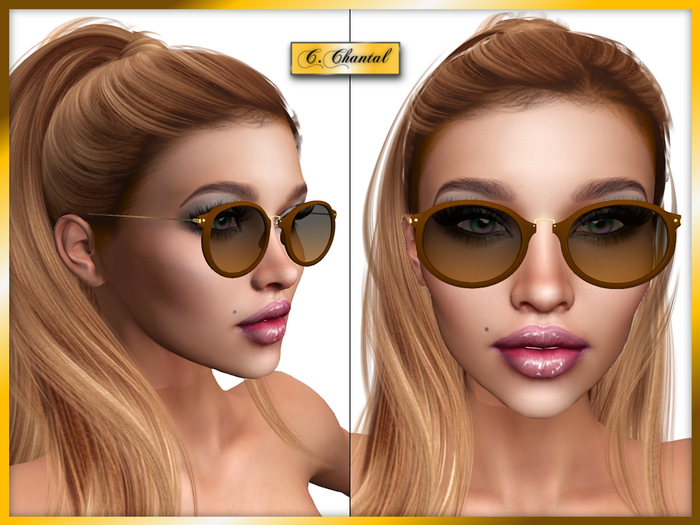 C.CHANTAL Sunglasses BROWN [UNRIGGED]