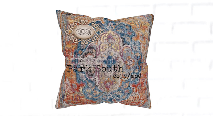 .:Ecce Bellus:. Park South Tapestry Pillow