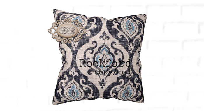 .:Ecce Bellus:. Rockford Tapestry Pillow