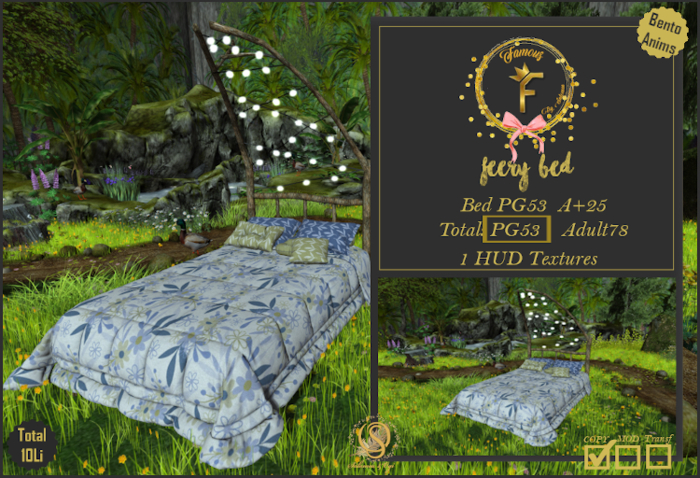 FAMOUS_ Feery Bed PG (ADD ME)