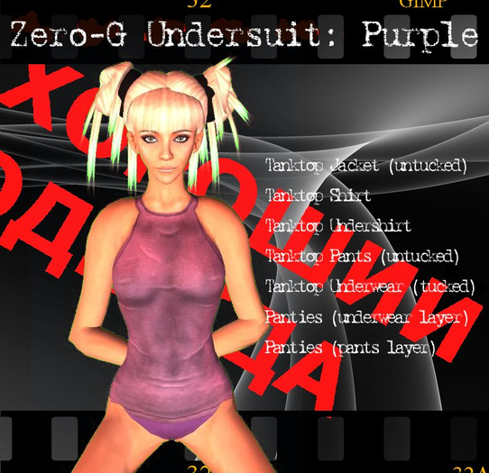 <GC> Zero-G Undersuit: Purple (box)