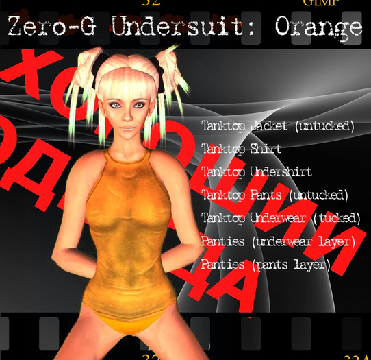 <GC> Zero-G Undersuit: Orange (box)