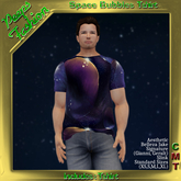 Peeps Fashion Space Bubbles Tshirt Male