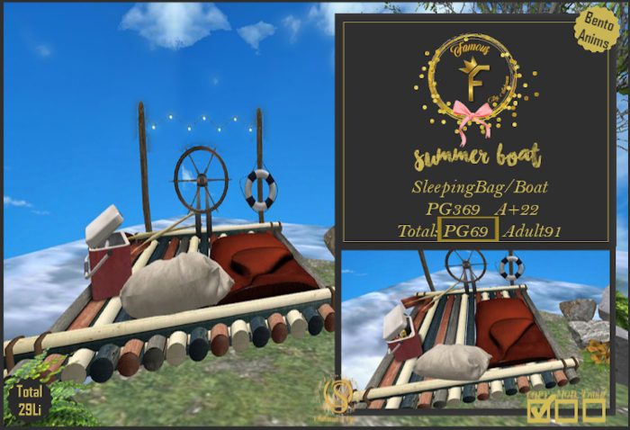 Famous_ Summer Boat PG (ADD ME FOR UNPACK)