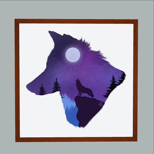 [Peeps] ART Wolf Howl Moon