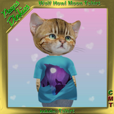 Peeps Dinkies Wolf Howl Moon Tshirt