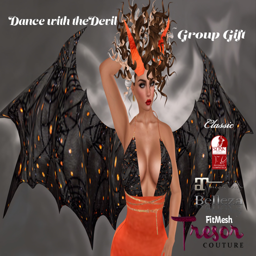 Tresor Couture~Dance with the Devil gown almost Free