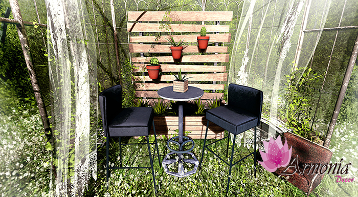 Armonia Decor [AD] Stool and Table Arizona