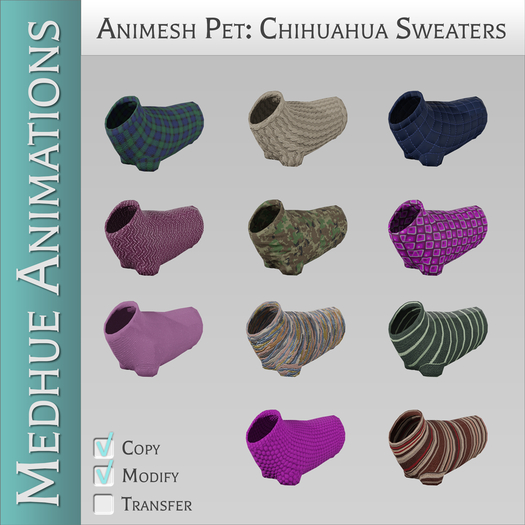 Medhue Chihuahua Sweater