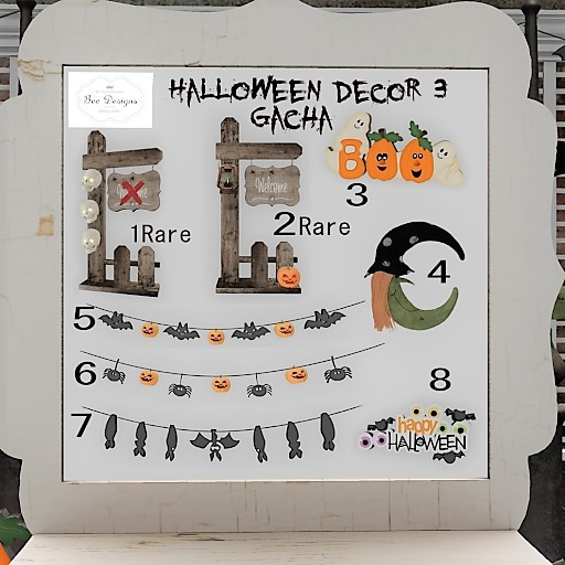 Bee Designs Halloween decor gacha 1 RARE
