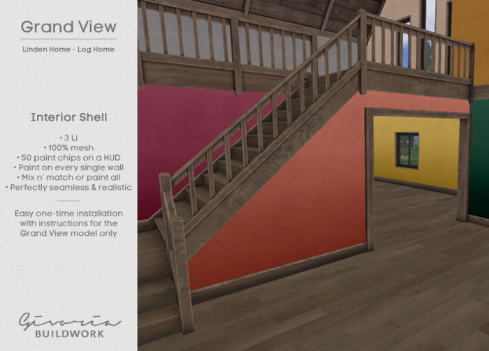 [GIVORIA] - LH Log Home - Grand View Shell (add me)