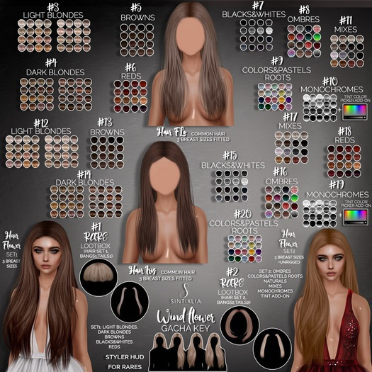 #2 Sintiklia - Wind flower - Hair Flower RARE 2