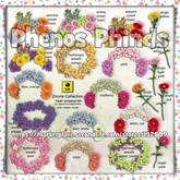 *LODE* Head Accessory - Zinnia [blue_white]