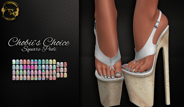 ~GD~Chobii's Choice(PEDI) - Belleza Mesh Feet