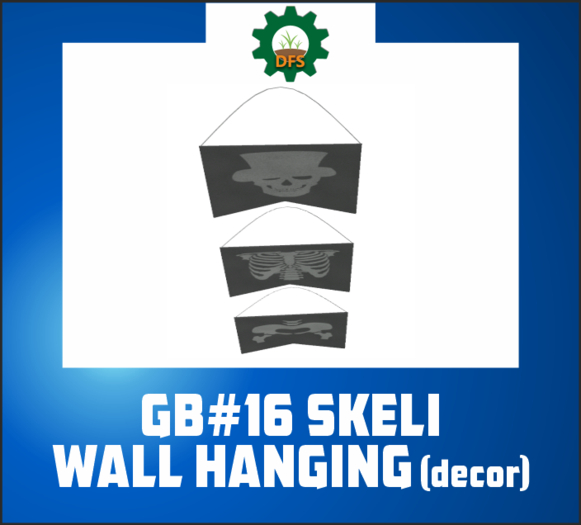 DFS GB#16 SKELI WALL HANGING - decor (texture)