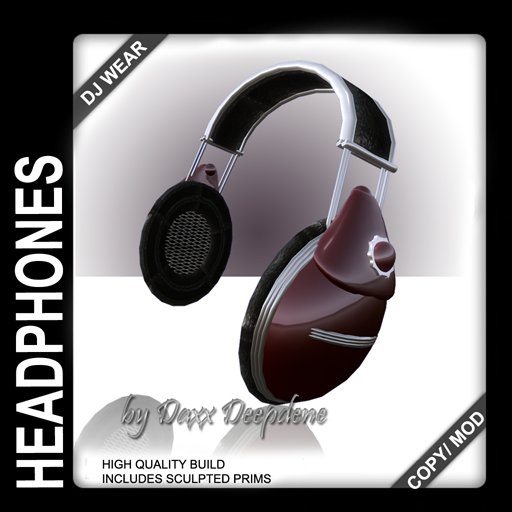 DAXX HEADPHONES CHERRIE RED ch