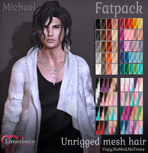 {Limerence} Michael hair-Fatpack(Mod)