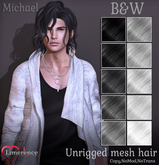{Limerence} Michael hair-B&W