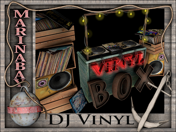 DJ booth vinyl