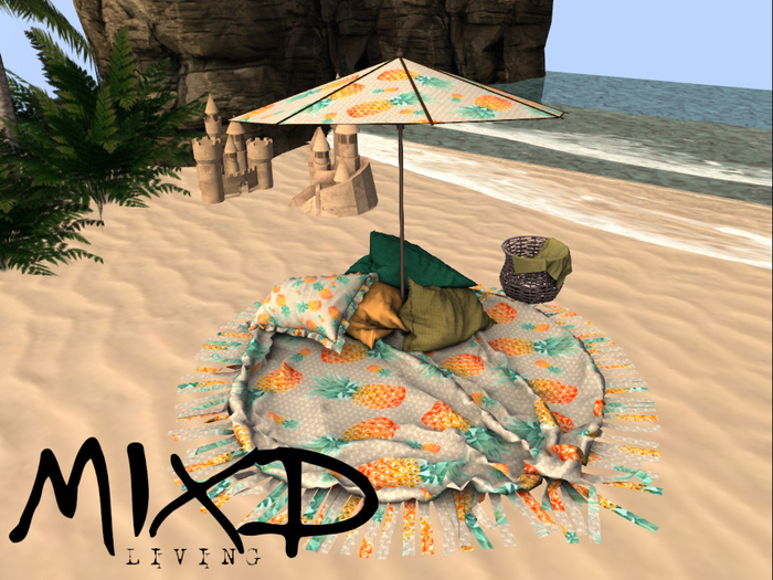 MIXD Living - Beach Rug Pineapple (PG