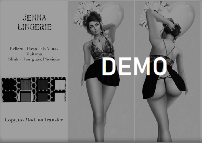 DEMO Jenna Lingerie