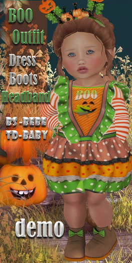 Ducky - DEMO - Pumpkin Outfit - BS BEBE/TD Baby