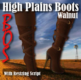 =BoS= High Plains Boots - Walnut (box)