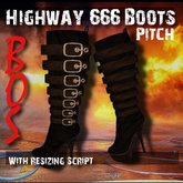 =BoS= Highway 666 Boots - Pitch (box)