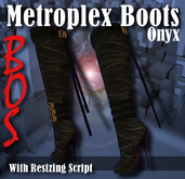 =BoS= Metroplex Boots - Onyx (box)