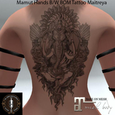 WL-Mamut Hands B/W  BOM Tattoo 