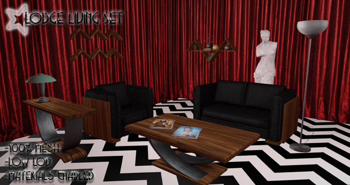 *SQ* Lodge Living Set (Wood)