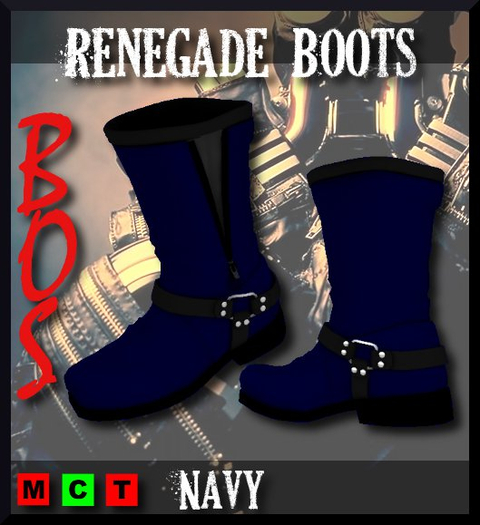 =BoS= Renegade Boots - Navy