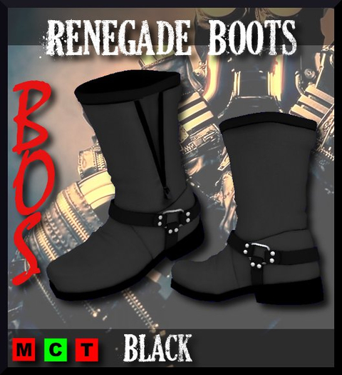=BoS= Renegade Boots - Black