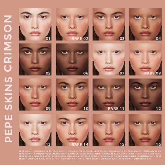 Pepe Skins - Crimson V2 / LE 08 Cake RARE