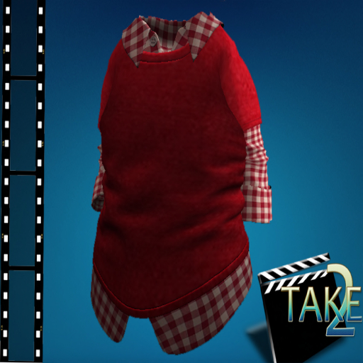 [T2] Red Double Shirt