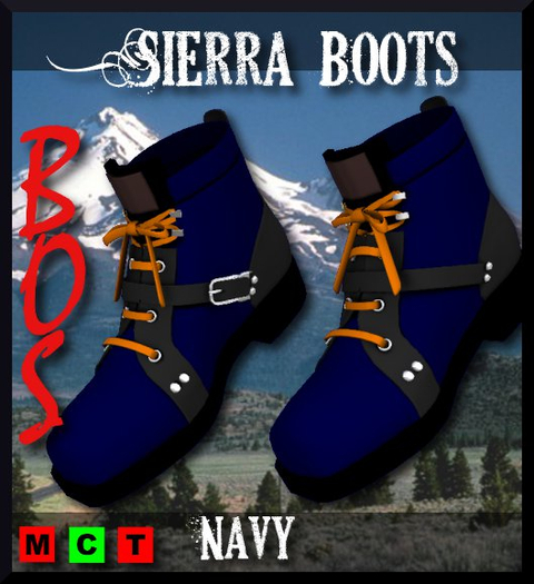 =BoS= Sierra Boots - Navy