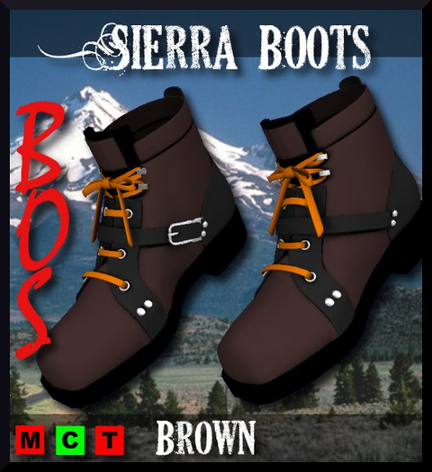 =BoS= Sierra Boots - Brown