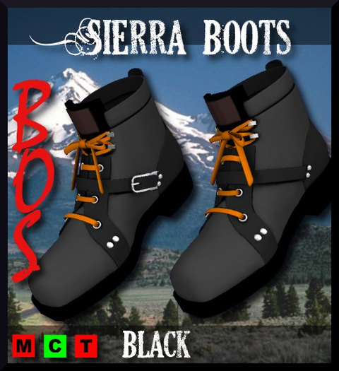 =BoS= Sierra Boots - Black