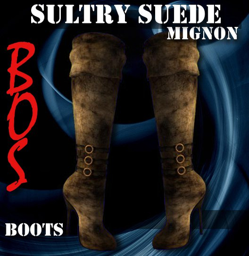 =BoS= Sultry Suede Boot - Mignon (box)