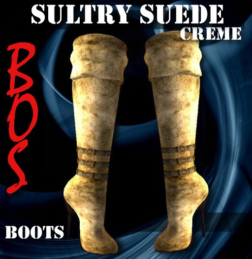=BoS= Sultry Suede Boot - Creme (box)
