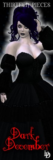 Dare Designs:  Dark December - black